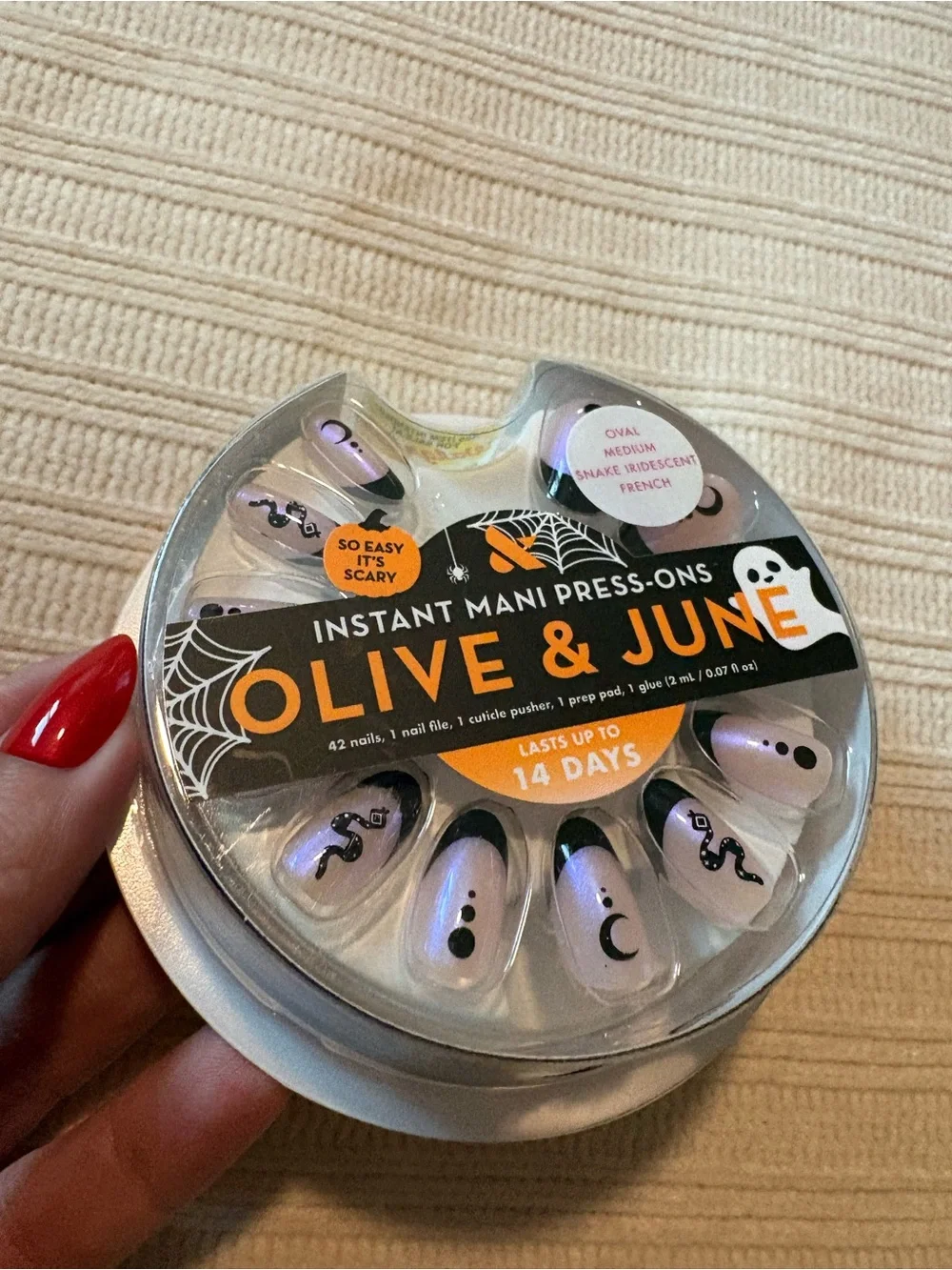 Olive & June Iridescent French Instant Mani Press-On Nails Halloween